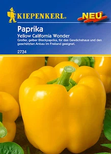 Kiepenkerl Saatgut Paprika 'Yellow California Wonder' - Bild 1 von 2