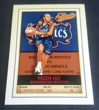 2002 FLEER AUTHENTIX WNBA #83 HELEN LUZ  RARE FRONT ROW PARALLEL 071/100 MINT 