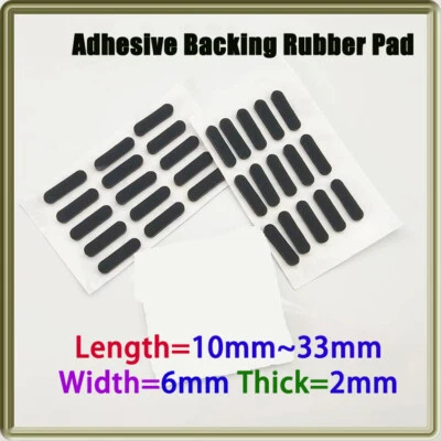 Rubber Chair Leg Pads Wear-Resistant Anti-Slip Tickers Self Adhesive Accessories - Image 1 of 4