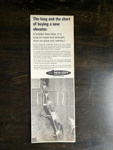 Nuevo equipo vintage 1969 Idea Farm tolva inclinable sin peso agricultura anuncio original - Imagen 1 de 1