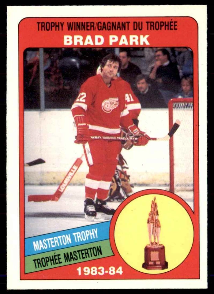 1984-85 O-Pee-Chee Brad Park HOF Detroit Red Wings #378 - Image 1 of 2