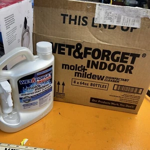 Case Lot Of 4 New Wet & Forget Indoor Mold & Mildew Cleaner 64 Fl. Oz. 802064 - Picture 1 of 6