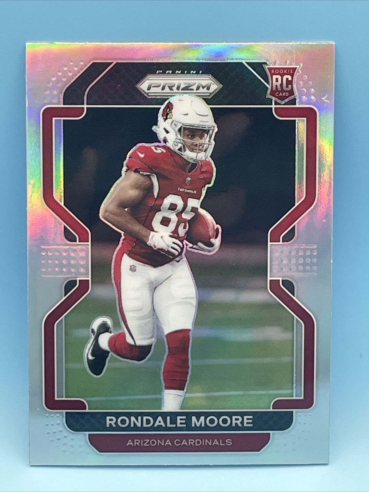 RONDALE MOORE 🏈 2021 Panini Prizm Silver Variation Rookie V-347 RC Cardinals