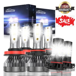PARA Chevy Suburban Tahoe 2007-2014 6x 10000K Faro LED + Bombillas antiniebla - Imagen 1 de 16
