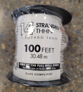 Wire 14awg Thhn-Stranded White 100ft, No. 22956784  Southwire Company