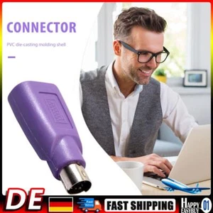 2 stücke PS2 Stecker auf USB Buchse Adapter Computer Maus Tastatur Konverter Hot - Bild 1 von 9