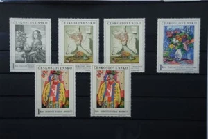 B2 Europa Checoslovaquia 1668, 2x 1670, 1671, 2x 1672 sin usar - Imagen 1 de 1