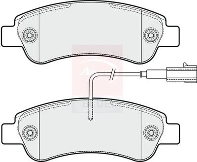 Brake Pads Set fits PEUGEOT BOXER 2.0D Rear 2015 on 1612434180 1614412180 New - Image 1 of 4
