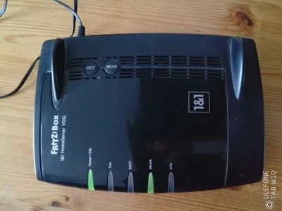 AVM Fritzbox 7362 SL 1&1 Branding, frei nutzbar, guter Zustand, Schwarz DSL ADSL - Bild 1 von 4