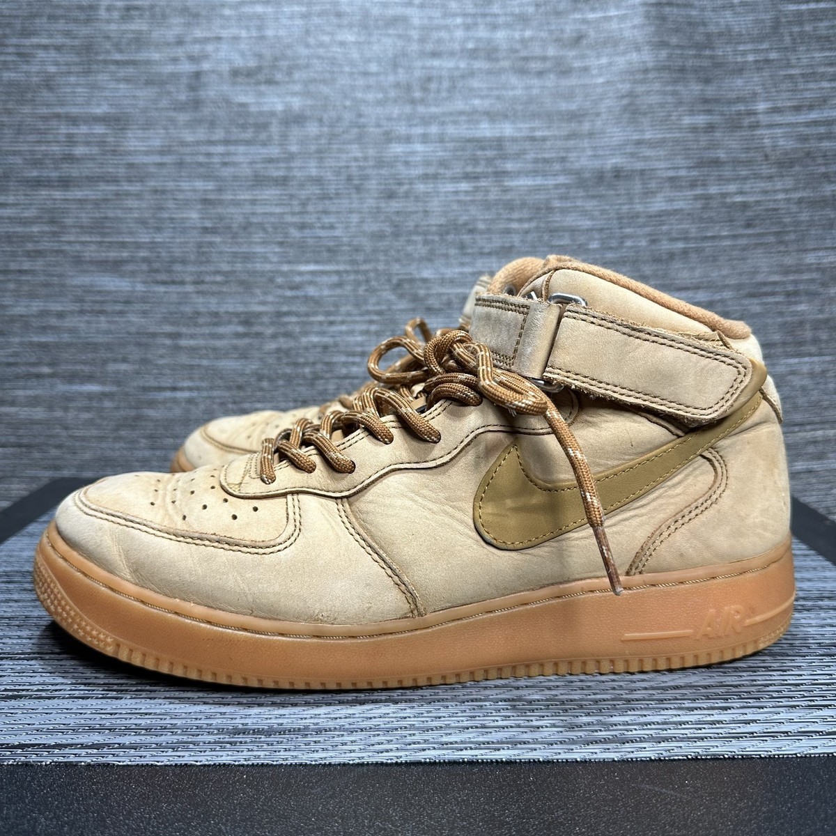 Nike Air Force 1 Mid '07 WB Shoes Flax Wheat Gum DJ9158-200 AF1