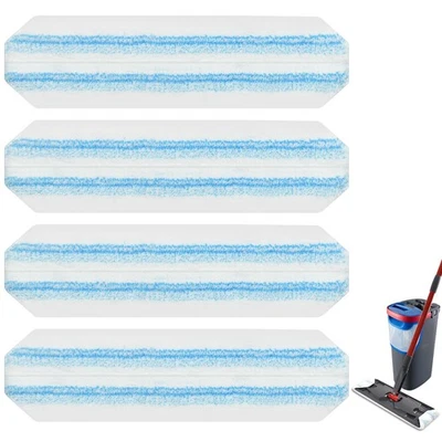 GFRED Mop Pads Replacements Compatible with O Cedar H2prO Flat Mop System Microfibe...