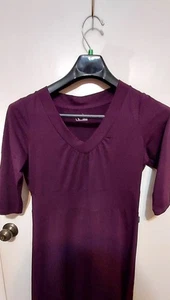 Eddie Bauer Damen Pullover Deep Plum Größe L-M 3/4 Ärmel - Bild 1 von 10