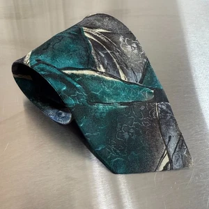 Florence Necktie Mens Multicolor Silk Abstract Designer Classic Adjustable - Picture 1 of 5