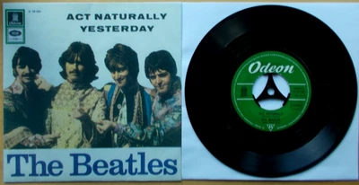BEATLES Act Naturally★Yesterday★Odeon O 23 031 - Bild 1 von 2