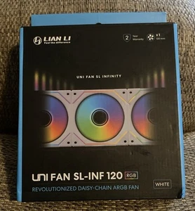 Ventilateur Lian Li UF-SLIN120-1W UNI FAN SL Infinity blanc boîte ouverte - Photo 1/1