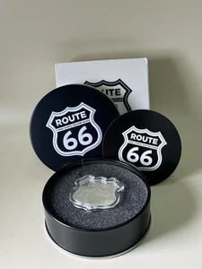 Route 66 Missouri Gateway Arch Round Barn 1 Unze .999 Silber mit Box - Bild 1 von 4