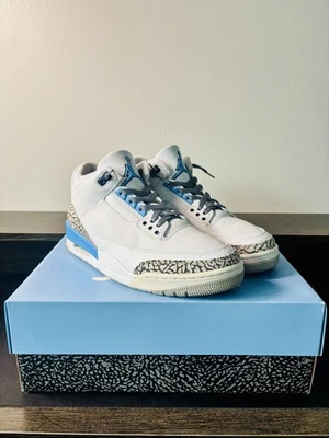 Jordan 3 ретро UNC (2020) - отличном состоянии и оригинальной коробке (100% подлинный) - Изображение 1 из 4