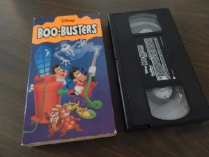 DISNEY BOO BUSTERS VHS HALLOWEEN KIDS HORROR CARTOON VINTAGE GOOF TROOP 1993 - Picture 1 of 2