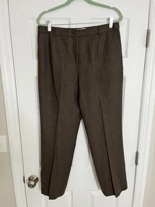 Pantalones de lana Pendleton usados para mujer. Marrón. 14 - Imagen 1 de 7