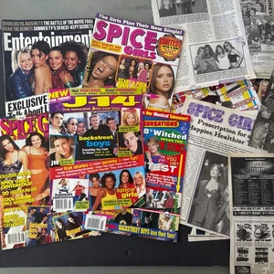 Spice Girls Lot • 90er Jahre • 5 Zeitschriften VERSCHIEDENE Artikel & Anzeigen • SPG.11 - Bild 1 von 11