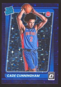 2021 PANINI DONRUSS OPTIC CADE CUNNINGHAM #161 PURPLE STARS /13 ROOKIE! - Picture 1 of 2