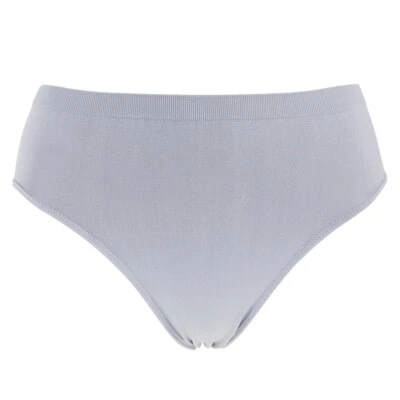Paquete de 2 calzoncillos Rhonda Shear Jacquard Ahh sin costuras beige claro/gris claro talla 1X Foto 1 de 2