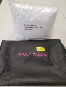 Betsy Johnson Romantic Ruffles White Full/Queen Duvet Cover ( missing shams ) - Picture 1 of 6