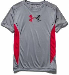 Under Armour Kids Show Me Sweat UPF T Graphite/Black YS - Picture 1 of 1