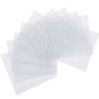  10 Pcs Plastic Card Protector Clear Adhesive Pockets Sleeves for Cards Label