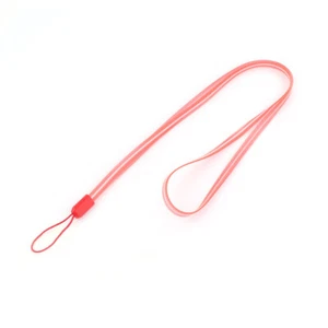 Cordon Cou Souple Rouge Support Pour Téléphone Cellulaire Mp3 Carte Travail - Photo 1 sur 1