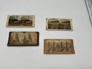 Set of Four Railroad Stereoview Card - Americana - Picture 1 of 9