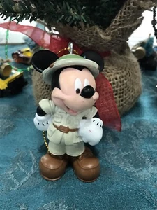 Safari Mickey Mouse Upcycled Figure Ornament  - Picture 1 of 1
