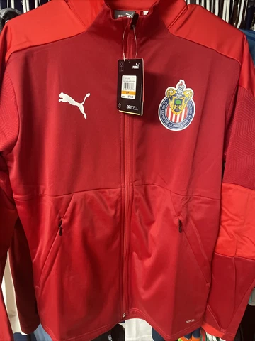 Red Puma Chivas de Guadalajara training jacket. Sizes Available- S, XL, XXL Cover