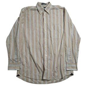 Gant Shirt Mens Large L Rainbow Pocket Button Down Long Sleeve Regular Fit Prep - Picture 1 of 8