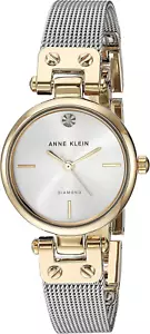Anne Klein Women'S Diamond-Accented Mesh Bracelet Watch - Picture 1 of 4