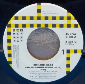Richard Marx 45 Endless Summer Nights / Have Mercy A6 - Picture 1 of 2