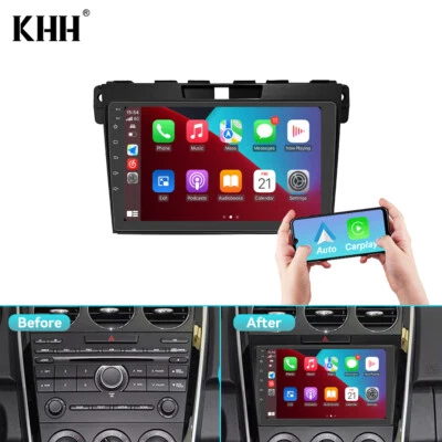 Für Mazda CX-7 2008-2015 Autoradio CarPlay Android 13.0 BT WIFI GPS Navi 2+64GB - Bild 1 von 4