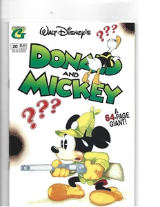 WALT DISNEY'S DONALD AND MICKEY #20 * COMICS GLADSTONE * 1993 - Imagen 1 de 1