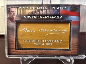 Grover Cleveland Topps 2009 unica reliquia piatti presidenziali #PP22 - Foto 1 di 3