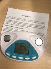 Körperfettmessgerät Fettanalyse 6-Sekunden mit Uhr und Alarm (102)