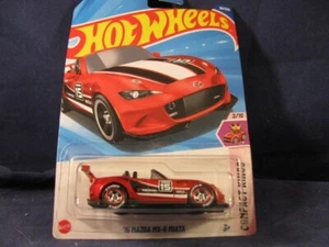 2025 HOT WHEELS '15 MAZDA MX-5 MIATA, METALLIC RED, w/Real Riders Wheel Swap - Picture 1 of 5