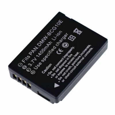 1400mAH Battery FOR Panasonic DMW-BCG10e DMC-TZ20 TZ30 TZ35 TZ7 TZ10 TZ18 TZ19 - Image 1 of 4