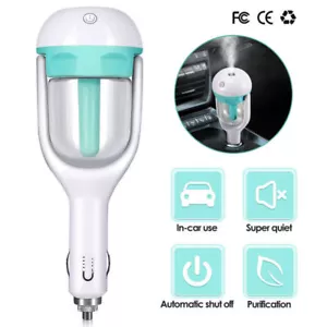 Car Air Purifier Plug & Play Diffuser Oil Humidifier Mist Portable Aromatherapy - Picture 1 of 17
