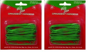 Brite Star Metal Ornament Hooks, 50 Count, Green (Pack of 2) - Picture 1 of 1
