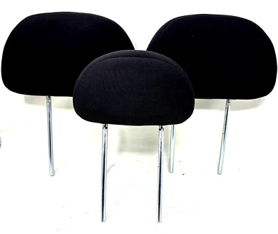 05-12 Ford Escape Tribute Mariner Rear Seat 2nd Row Headrests Cloth Black OEM - Image 1 of 3