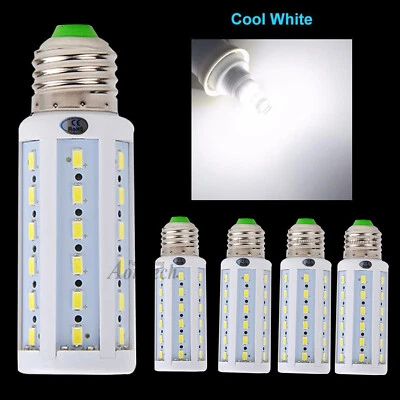[5PCS]E27 E26 12VDC LED Corn Light Lamp Bulb Outdoor Home Garden Cool White Cold - Image 1 of 4