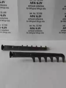 REXx 32058 - 1/32 Tubos de escape para avión AEG G.IV alas de tuerca de ala, tubos de rama - Imagen 1 de 12