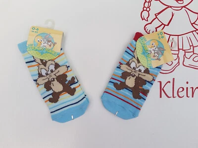 Babysocken Socken Looney Tunes Coyote 2 Paar Größe 19/20 21/22