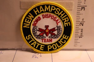 police patch  STATE POLICE NEW HAMPSHIRE BOMB DISPOSAL - Picture 1 of 1