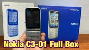 Brand New Nokia C3-01 Silver Boxed Unlocked Mobile Phone, UK Seller warranty - Picture 1 of 4